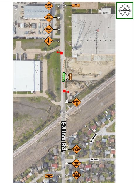 Haltom Road Closure Jan 29 - Feb 2 2024